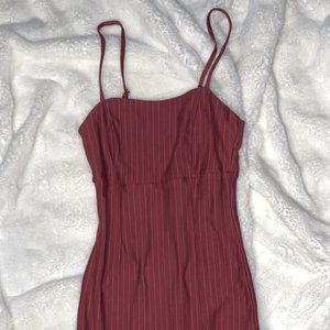 Forever 21 Pinstripe Dress Small